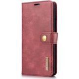 DG.MING Crazy Horse Texture Flip Detachable Magnetic Leather Case for Huawei Mate 20 Pro  with Holder & Card Slots & Wallet (Red)