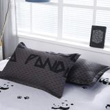 4 PCS/Set Bedding Set Happy Family Pattern Duvet Cover Flat Sheet Pillowcase Set  Size:1.2M(Panda Babe)