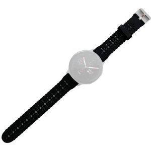 Voor Samsung Galaxy Watch4 44mm Silicone Uitgeholde afgedrukte riem