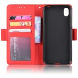 Wallet Style Skin Feel Calf Pattern Leather Case For Huawei Y5 (2019) / Honor 8S  with Separate Card Slot(Red)