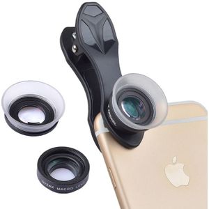 APEXEL APL-24X-H 2 in 1 Universal External 12X & 24X Macro Mobile Phone Lens with Lens Hood