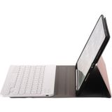 Afneembare Bluetooth-toetsenbord lederen tablethoes voor iPad Air 3 / Pro 10.5 / 10.2 2021 & 2020 & 2019 (rosé goud)