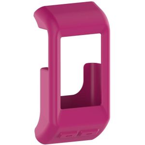 For Garmin Vivoactive HR Silicone Protective Case(Rose Red)