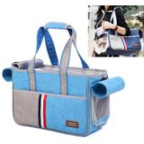 DODOPET Outdoor Portable Oxford Cloth Cat Dog Pet Carrier Bag Handbag Shoulder Bag  Size: 29 x 20 x 51cm (Sky Blue)