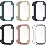 Voor Oppo Watch 2 42mm Volledig ingesloten pc -getemperde film Watch Case