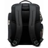 Bopai 11-85301 15.6 inch Large Capacity Multi-layer Zipper Bag Design Breathable Laptop Backpack  Size: 35 x 20 x 43cm(Black)