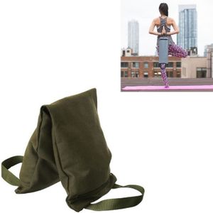 Weight Lifting Fitness Double Handle Canvas Sandbag(Army Green)