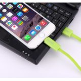 HAWEEL 2 in 1 Micro USB & 8 Pin to USB Data Sync Charge Cable  For iPhone  Galaxy  Huawei  Xiaomi  LG  HTC and other smart phones  Length: 1m(Green)