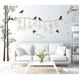 Bird Photo Tree Home Decor Living Room Bedroom 3D Wall Art Decal DIY Mural