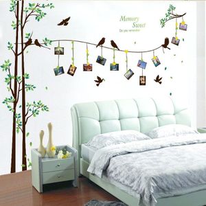 Bird Photo Tree Home Decor Living Room Bedroom 3D Wall Art Decal DIY Mural