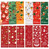 10 stks Christmas Rectangle Sticker Geschenkdoos Verzegelde Sticker (M2)