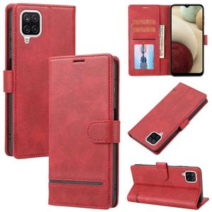 Voor Samsung Galaxy A12 5G / 4G Classic Wallet Flip Leather Phone Case