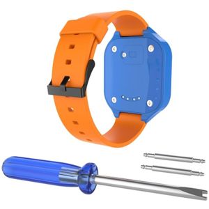 For Huawei Honor K2 Children's Smart Watch Silicone Strap(Orange)