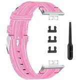 Voor Huawei Watch Fit Special Edition nylon gevlochten horlogeband