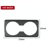 Auto Carbon Fiber Achter Water Cup Decoratieve Sticker voor Mazda 3 Axela 2020  Links en rechtsaandrijving