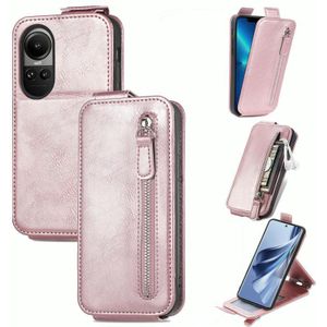 Voor OPPO Reno10 Global / Reno10 Pro Global Zipper Wallet Vertical Flip Leather Phone Case