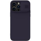 For iPhone 14 Pro NILLKIN CamShield Liquid Silicone Phone Case (Deep Purple)