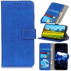 Voor Samsung Galaxy A14 5G Magnetische Krokodil Textuur Horizontale Flip Lederen Telefoon Case (Blauw)