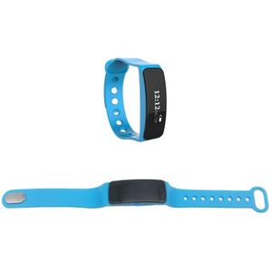 TLW05 0.86 inch OLED Display Bluetooth Smart Bracelet  IP66 Waterproof Support Pedometer / Calls Remind / Sleep Monitor / Sedentary Reminder / Alarm / Remote Capture  Compatible with Android and iOS Phones (Blue)