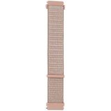 Voor Garmin Vivoactive 3 Nylon Loop Vervanging Riem Watchband (Rose Pink)