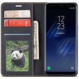 For Galaxy S8 Forwenw Dream Series Oil Edge Strong Magnetism Horizontal Flip Leather Case with Holder & Card Slots & Wallet & Photo Frame(Black)