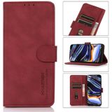 For Xiaomi Redmi 10C KHAZNEH Matte Texture Leather Phone Case(Red)