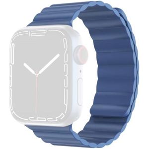 Mutal Liquid Siliconen Magnetische Riem Horlogeband voor Apple Watch Series 7 45 mm / 6 & SE & 5 & 4 44mm / 3 & 2 & 1 42mm
