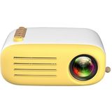 YG200 Portable LED Pocket Mini Projector AV SD HDMI Video Movie Game Home Theater Video Projector(Yellow and White)
