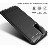 For Samsung Galaxy S30+ Brushed Texture Carbon Fiber TPU Case(Navy Blue)