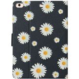For iPad Mini 2019 Flower Pattern Horizontal Flip Leather Case with Card Slots & Holder(Small Daisies)