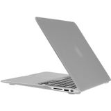 ENKAY for Macbook Air 11.6 inch (US Version) / A1370 / A1465 Hat-Prince 3 in 1 Frosted Hard Shell Plastic Protective Case with Keyboard Guard & Port Dust Plug(Silver)