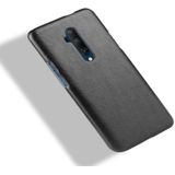 For OnePlus 7T Pro Shockproof Litchi Texture PC + PU Case(Black)