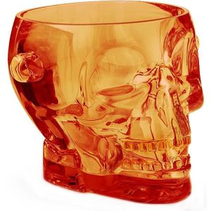 1.5L Acryl Bar Skull Shape Ice Bucket (Amber)