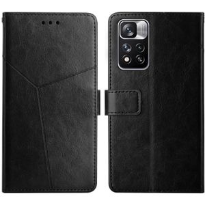 Voor Xiaomi Redmi Note 11 Pro y Stitching Horizontale Flip Leather Phone Case
