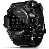 Lokmat MK16 LCD Screen 50m Waterproof Smart Watch  Support Information Reminder / Remote Camera / Walking Motion Monitor(Black)