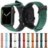 Litchi-textuur lederen horlogeband voor Apple Watch Series 7 41 mm / 6 & SE & 5 & 4 40 mm / 3 & 2 & 1 38 mm