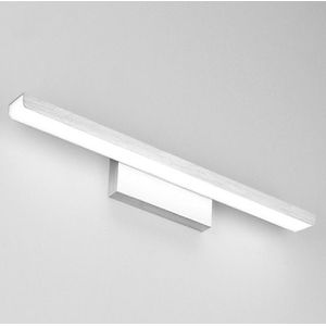 24W 61cm Warm White LED Dressing Light Simple Toilets Bathroom Mirror Light Decoration Lamps(Brush Silver)