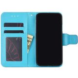 For Samsung Galaxy S21 Ultra 5G Crystal Texture Horizontal Flip Leather Case with Holder & Card Slots & Wallet(Light Blue)