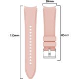 For Samsung Galaxy Watch4 Classic 42mm Silicone Replacement Strap Watchband(Pink)