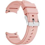 For Samsung Galaxy Watch4 Classic 42mm Silicone Replacement Strap Watchband(Pink)