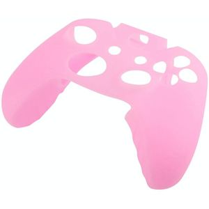 Flexible siliconen beschermings hoesje voor Xbox One Game Controller (roze)