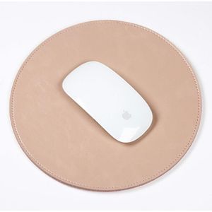 Microfiber Crazy Horse Texture Circular Waterproof Mouse Pad(Rose Gold)