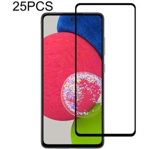 For Samsung Galaxy A52s 5G 25 PCS Full Glue Full Cover Screen Protector Tempered Glass Film