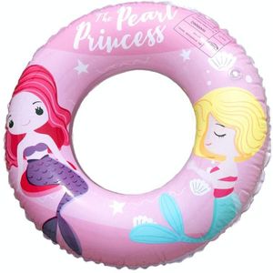 2 PCS Cartoon Mermaid Pattern Thickened PVC Children Swimming Ring  Size:90