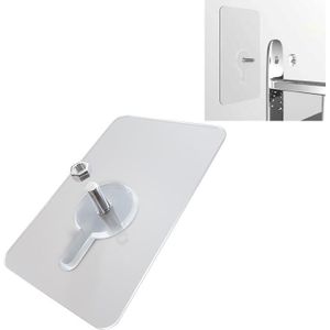 Screw Sticky Hook Wall Hanging Punch-free Wall Sticker Hook  Screw Length: 10mm (Transparent)