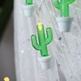 3m Cactus Potted USB Plug Romantic LED String Holiday Light  20 LEDs Teenage Style Warm Fairy Decorative Lamp for Christmas  Wedding  Bedroom (Warm White)