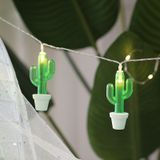3m Cactus Potted USB Plug Romantic LED String Holiday Light  20 LEDs Teenage Style Warm Fairy Decorative Lamp for Christmas  Wedding  Bedroom (Warm White)