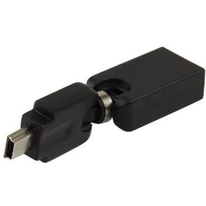 High Quality USB 2.0 AF to OTG Mini USB Adapter  Support 360 Degree Rotation