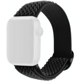 Wave Texture Nylon Replacement Watchbands For Apple Watch Series 6 & SE & 5 & 4 44mm / 3 & 2 & 1 42mm(Black)