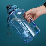 2.2L Large-capaciteit Waterbeker Sport en fitness stro Groot waterfles hittebestendig plastic vat